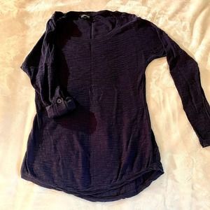 Lightweight Express sweater with button sleeves